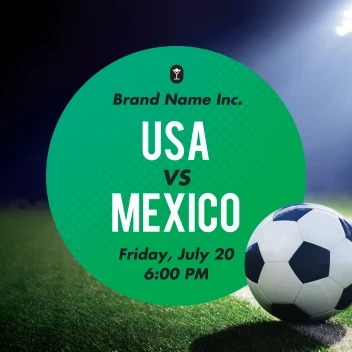 Bright Gradient Soccer Cup