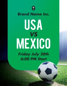 Bright Gradient Soccer Cup