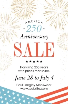 America 250 Sale