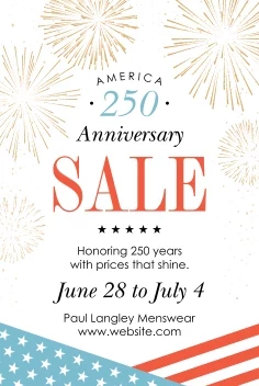 America 250 Sale