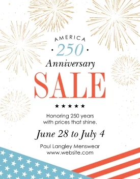 America 250 Sale