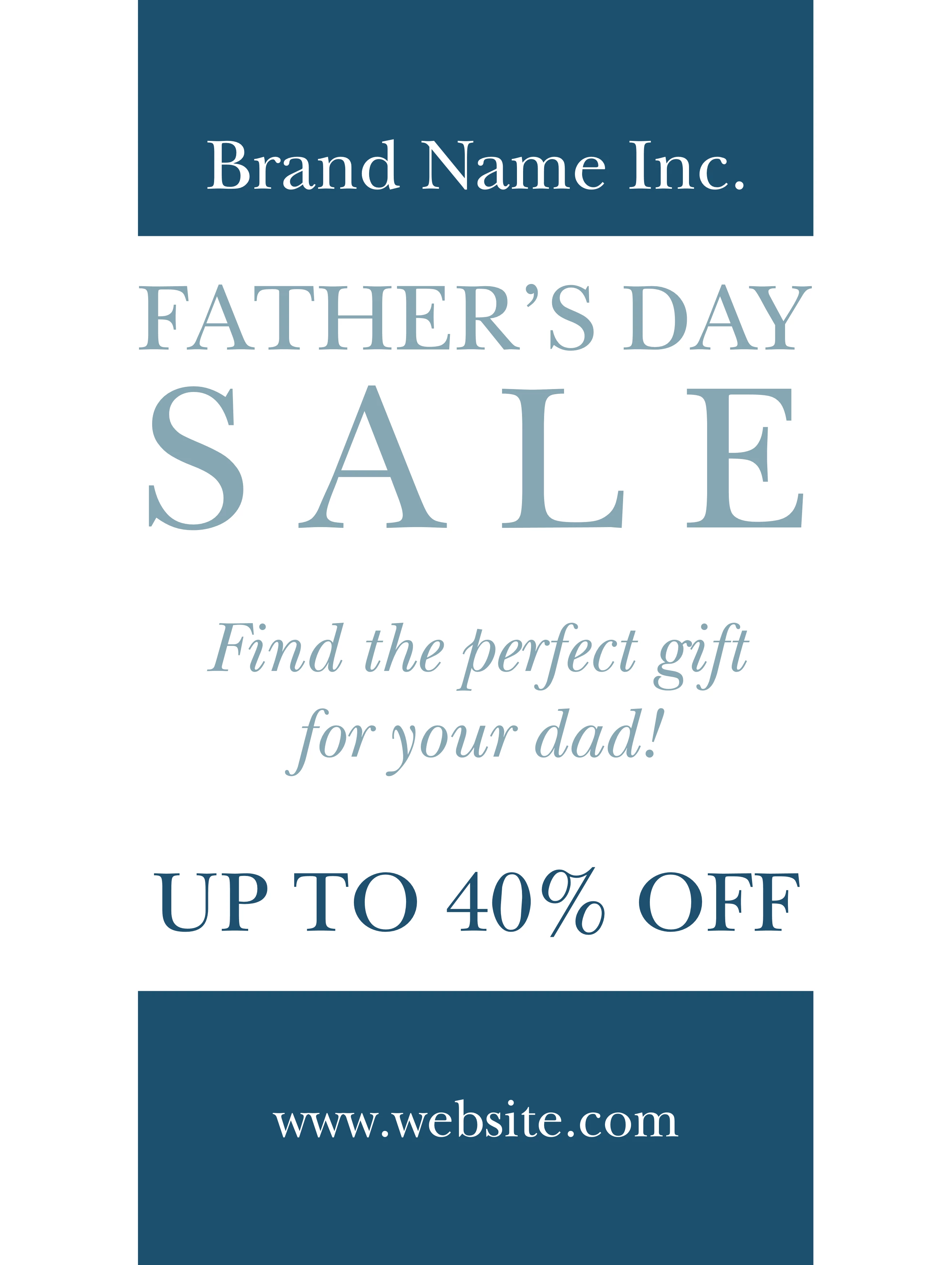 Father's Day Clothing Store