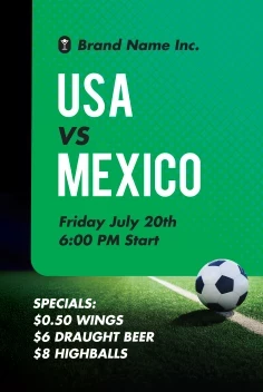 Bright Gradient Soccer Cup