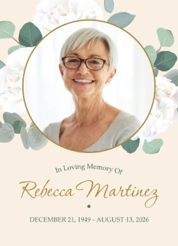 White Flower In Memory