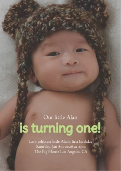 First Birthday Invitation
