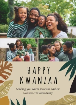 Tropical Happy Kwanzaa