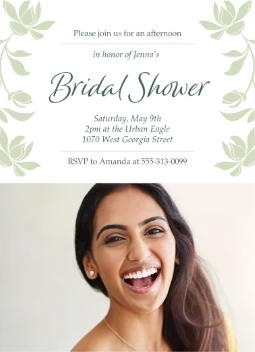 Elegant Floral Shower