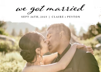 Brushed We Got Married