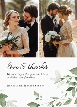 Delicate Flowers Thanks