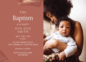 Artistic Christening