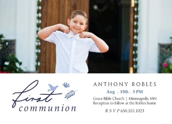First Communion Dove