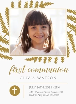 Leaves and Cross Frame