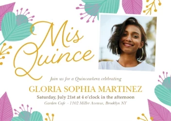 Feliz Quinceañera Bouquet