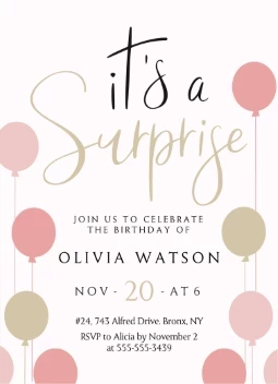 It's a Surprise Balloons