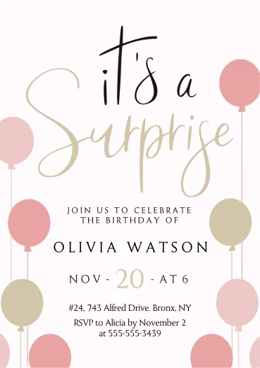 It's a Surprise Balloons