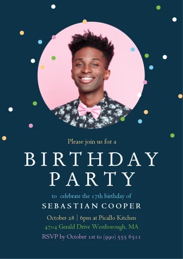Fun Confetti Birthday Party