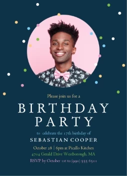 Fun Confetti Birthday Party