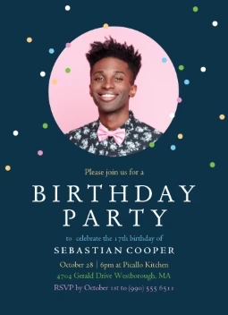 Fun Confetti Birthday Party