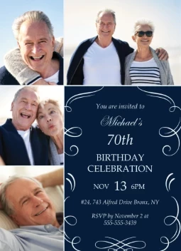 Swirly Surprise Invitation