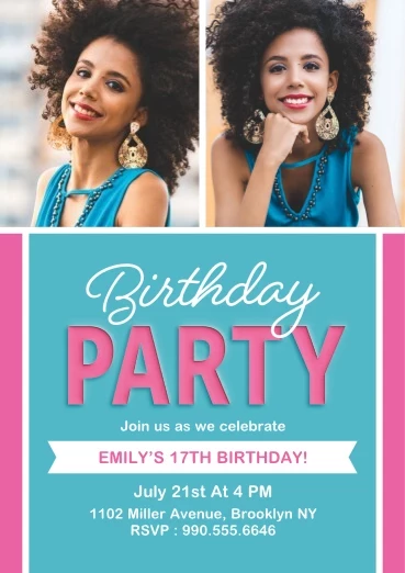 Paper Cutout Teen Party