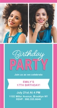 Paper Cutout Teen Party