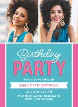 Paper Cutout Teen Party