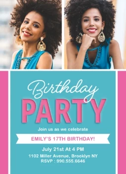 Paper Cutout Teen Party