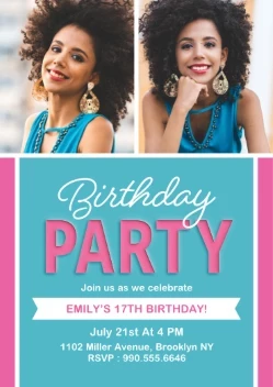 Paper Cutout Teen Party