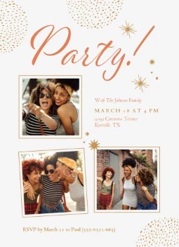 Script Party Collage