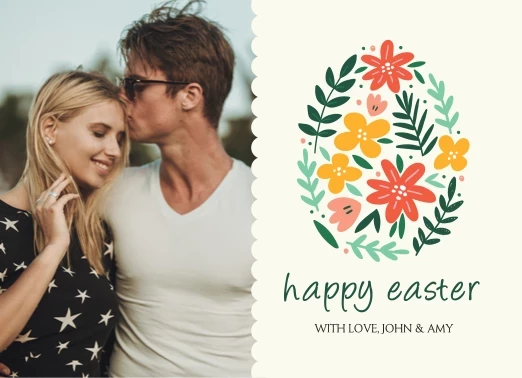 Floral Easter Egg