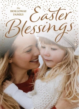 Easter Blessings Elegant Gold