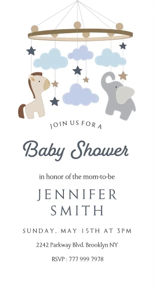 Baby Shower Mobile
