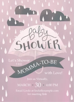 Rain Baby Shower