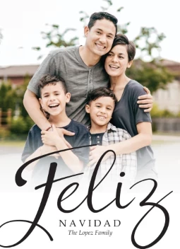 Feliz Navidad Full Photo