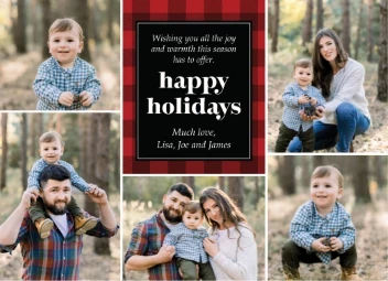 Classic Holiday Plaid Pattern