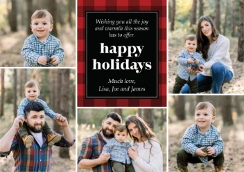 Classic Holiday Plaid Pattern