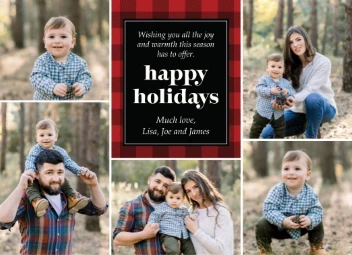 Classic Holiday Plaid Pattern