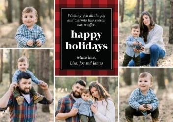 Classic Holiday Plaid Pattern