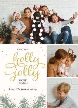 Holly Jolly Winter Leaves