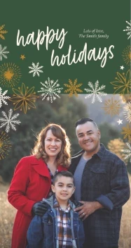 Snowflakes Holiday Greetings