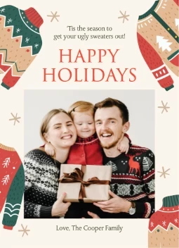 Ugly Sweater Happy Holidays