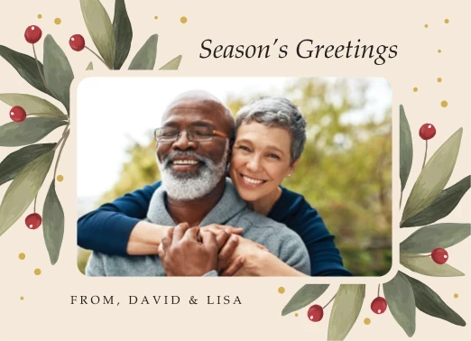 Winter Leaves and Berries