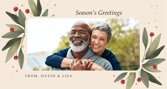 Winter Leaves and Berries