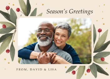 Winter Leaves and Berries