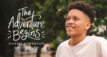 New Beginnings Grad Announcement