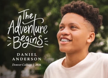 New Beginnings Grad Announcement