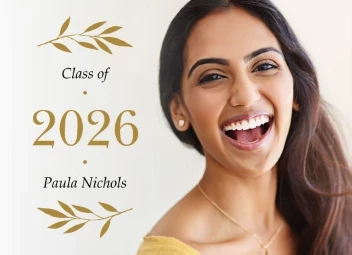 Laurel Wreath Grad Announcement