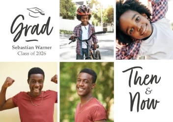 Then and Now Cap Collage