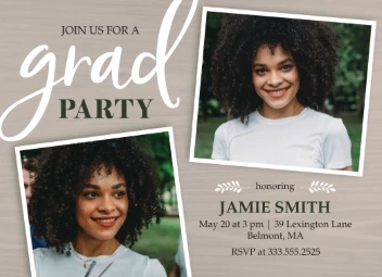 Charming Graduate Invitation