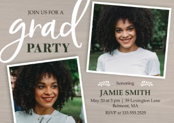 Charming Graduate Invitation